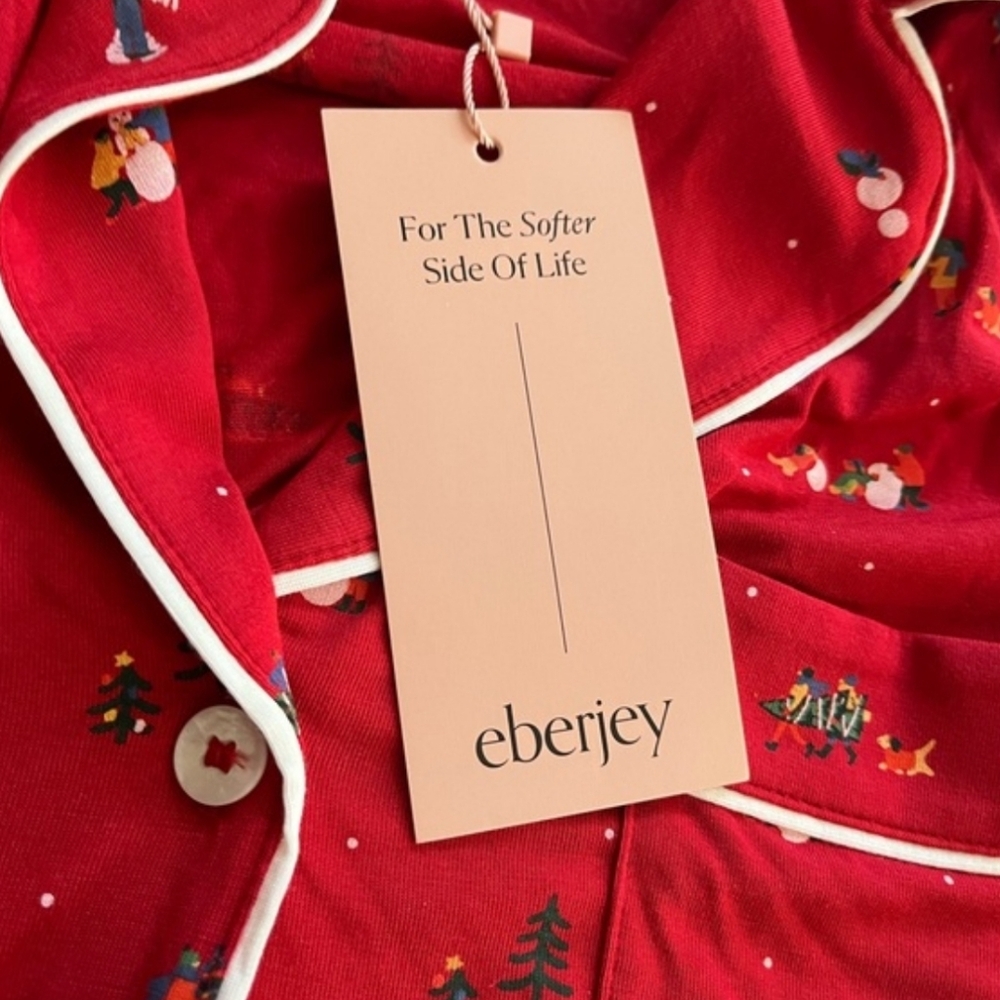 NWT Eberjey Winter Pajama Set